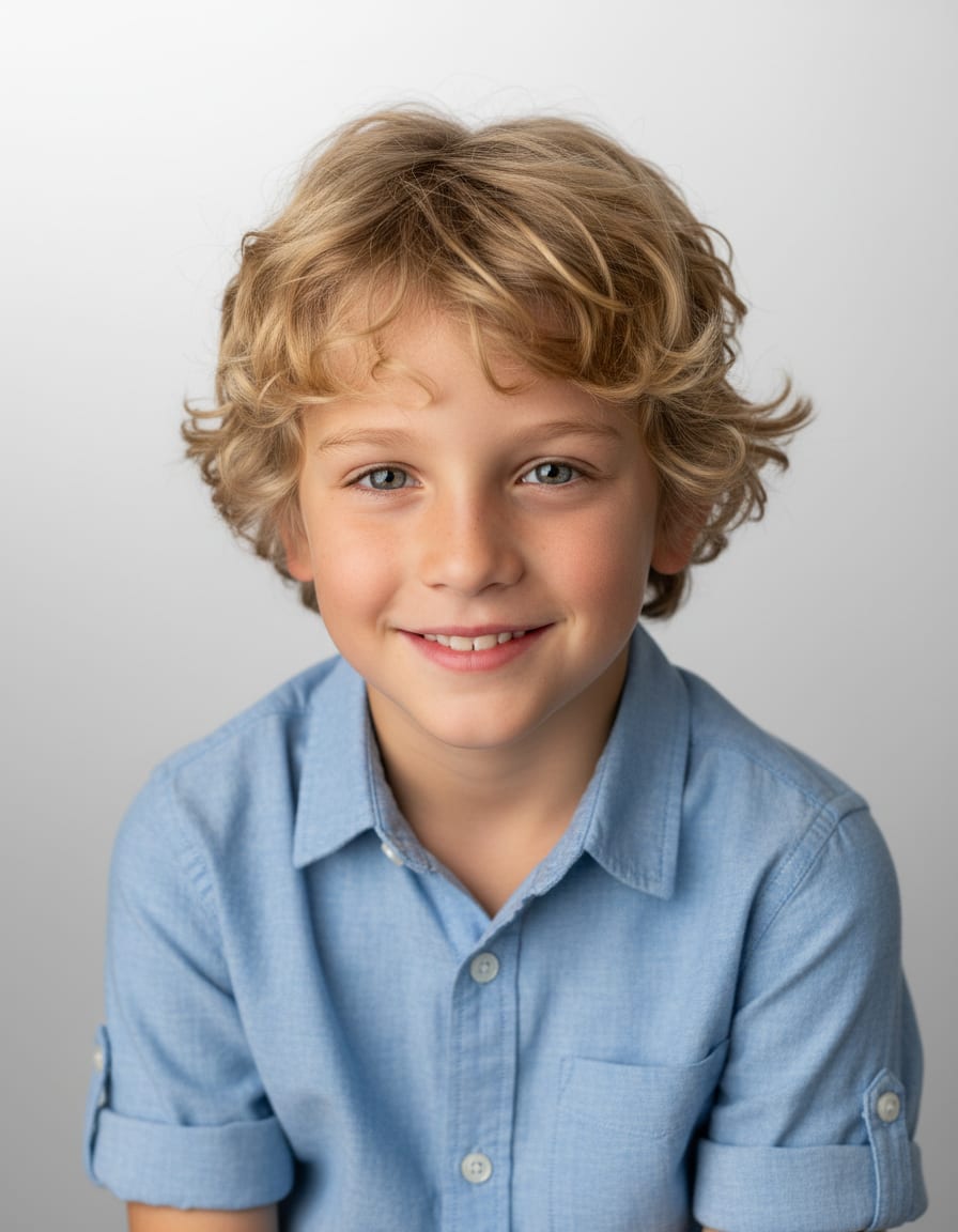 Original photo of child