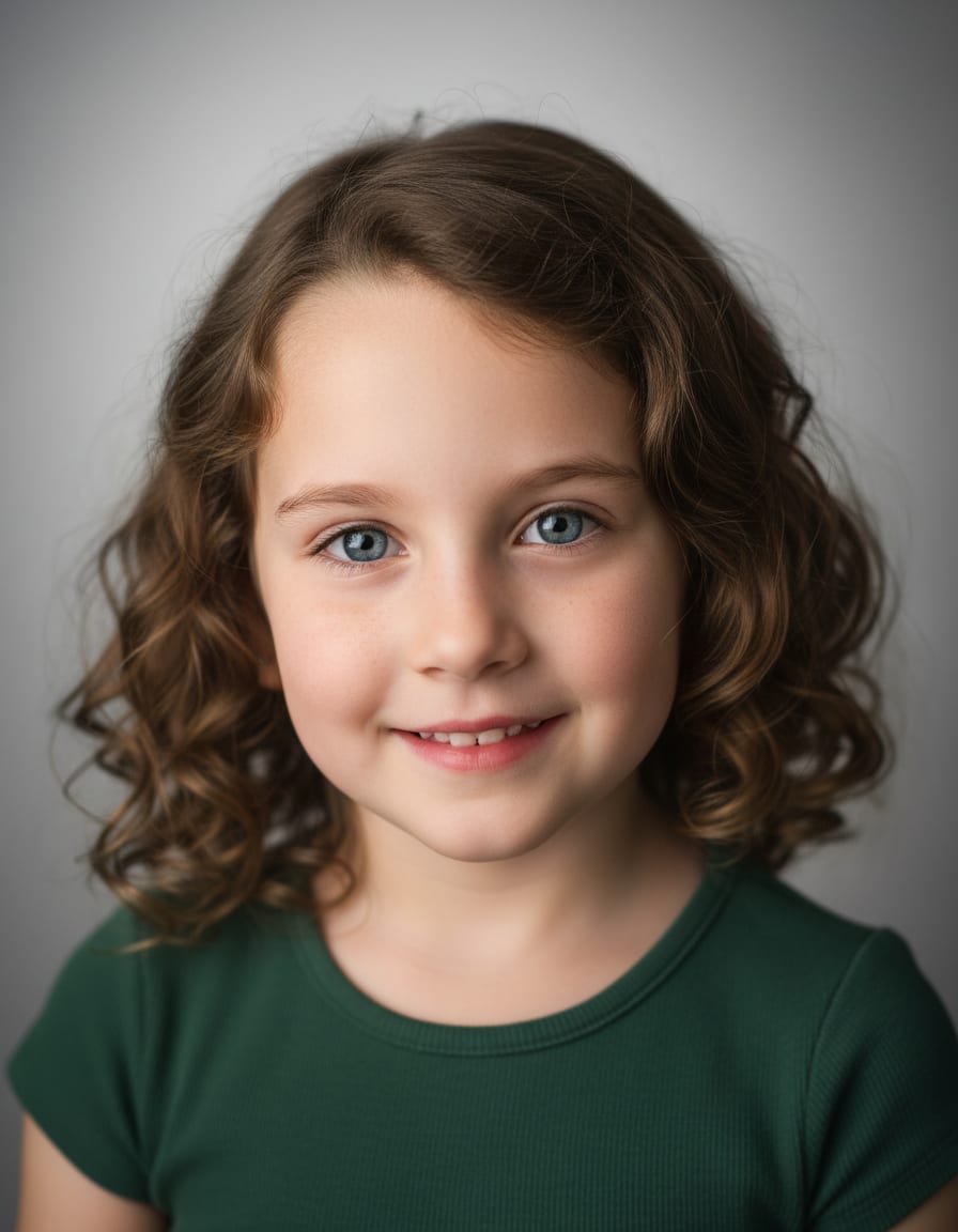 Original photo of child